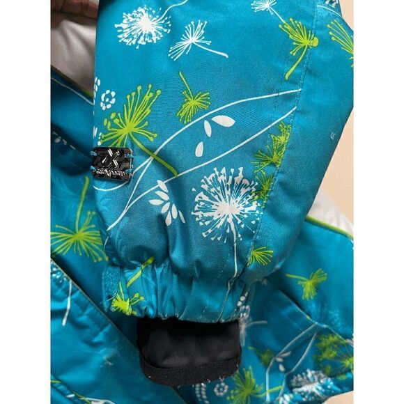 ZeroXposur Girls Hoodie Full zip up Insulated Track Ski Jacket Blue Sz 14 100% P - Picture 4 of 9